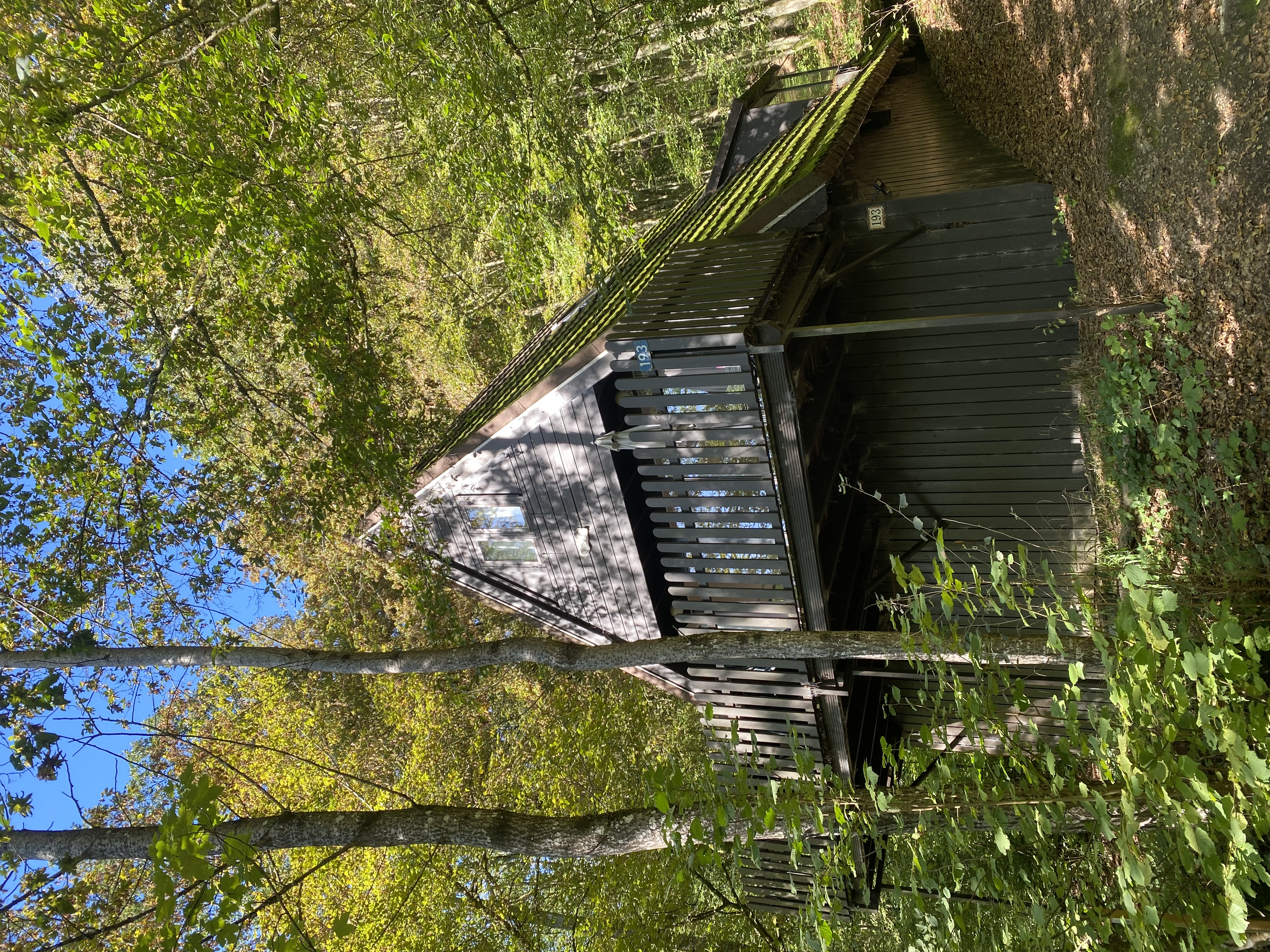 Het chalet van buiten